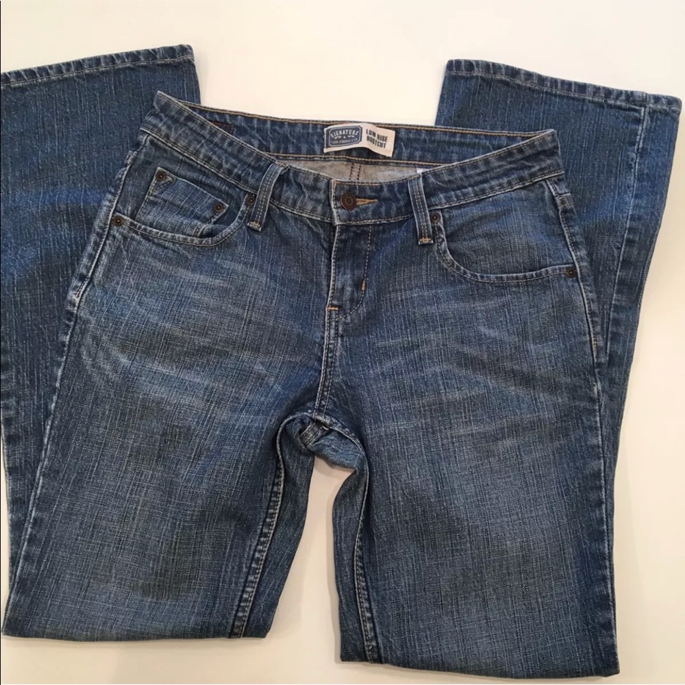 Levi's Women's Distressed Low Rise Boot Jeans 4